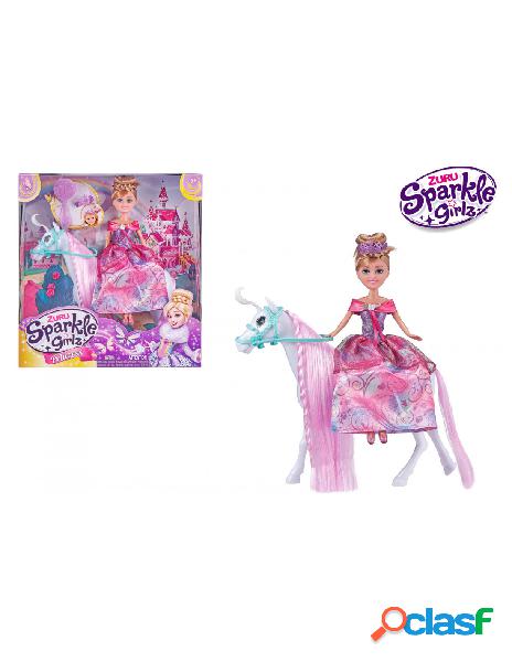 Sparkle girlz - sparkle girlz bambola con cavallo
