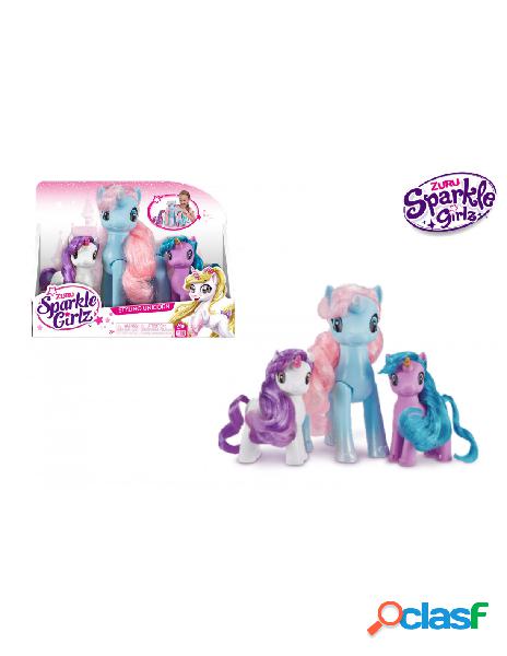 Sparkle girlz - sparkle girlz famiglia 3 unicorni
