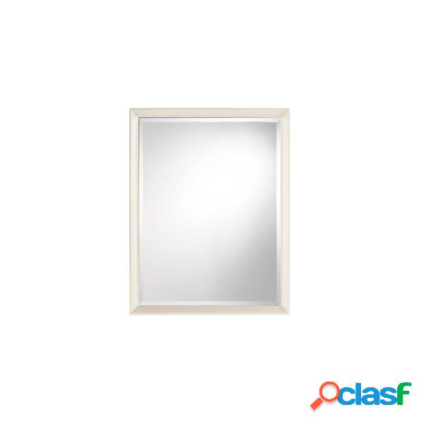 Specchiera rettangolare cornice in alluminio verniciato