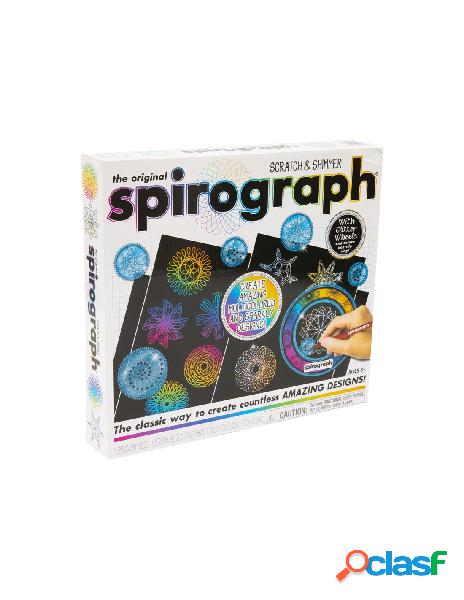 Spirograph scratch and shimmer