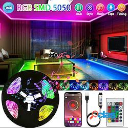 Striscia led rgb con controllo bluetooth app 24 tasti