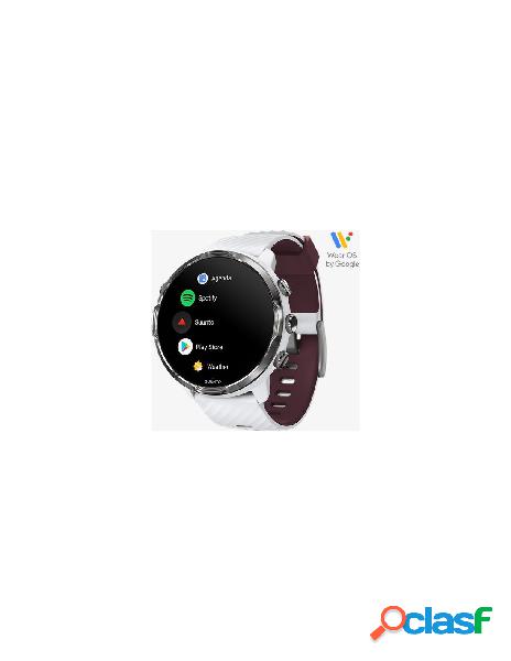 Suunto - smartwatch suunto ss050380000 7 white burgundy