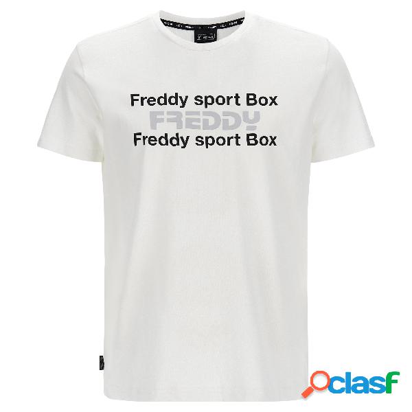 T-shirt regular fit con stampa FREDDY SPORT BOX spessorata