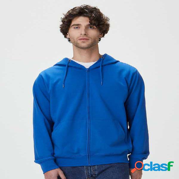 TERRY HOODED ZIP BS304