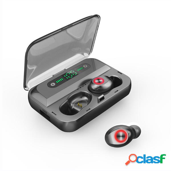 TWS bluetooth 5.0 digitale Display cuffia binaurale chiamata