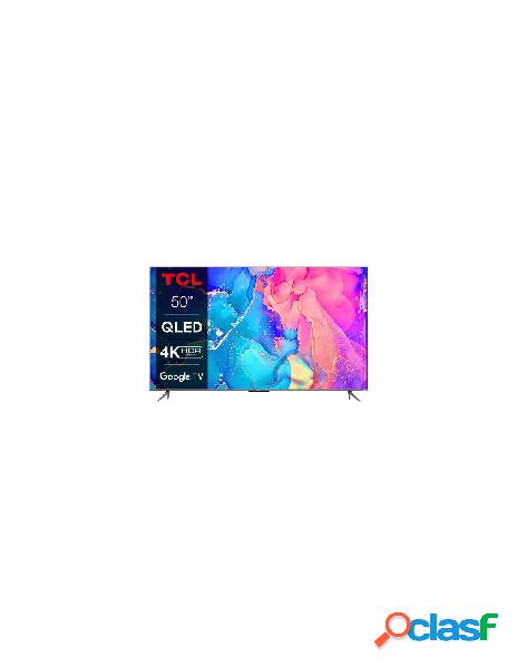 Tcl - tv tcl 50c635 c63 series smart tv uhd black