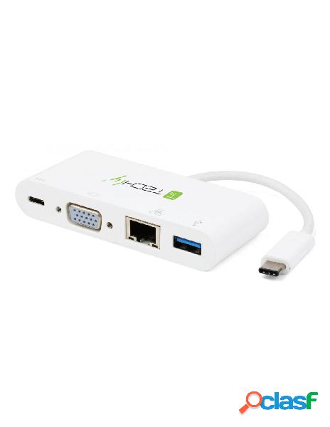 Techly - adattatore convertitore usb3.0 usb-c&trade a usb-a