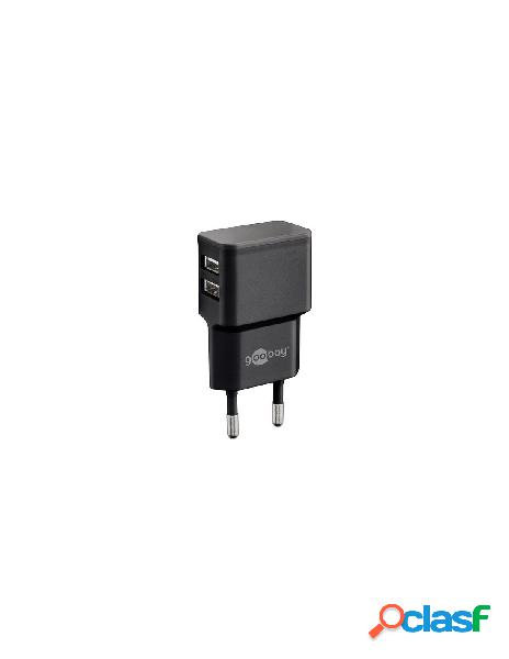 Techly - caricabatterie usb techly ipw usb 224b 12w goobay