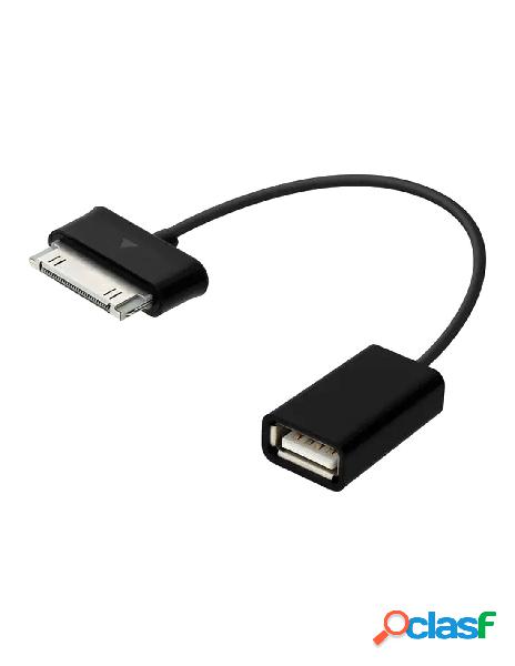 Techly - cavo adattatore otg usb per samsung galaxy tab 30