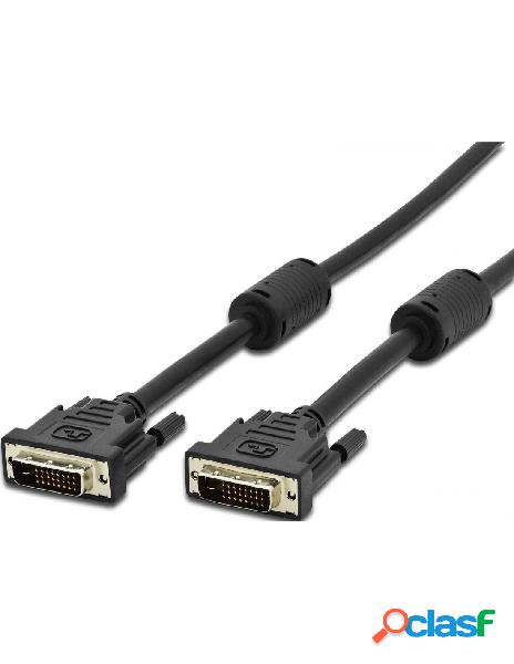 Techly - cavo dvi digitale dual link (dvi-d) con ferrite 2m