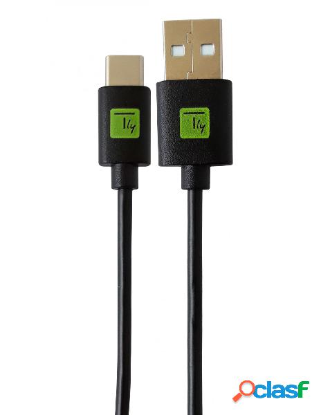 Techly - cavo usb a maschio 2.0 / usb-c&trade maschio 1m