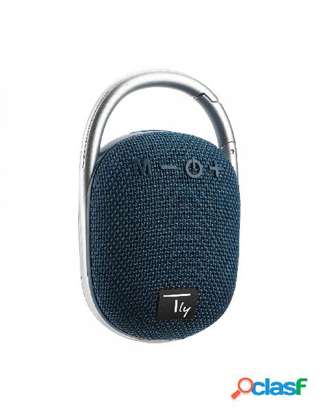 Techly - mini altoparlante wireless bt v5.3 speaker luce led