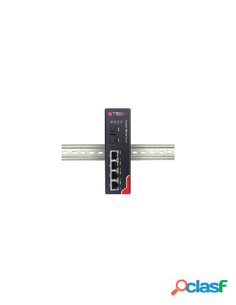 Techly professional - switch industriale gigabit ethernet