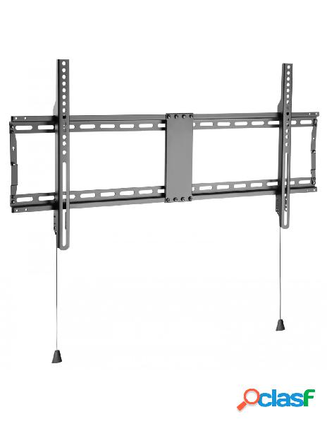 Techly - staffa a muro fissa tv led lcd 43-90