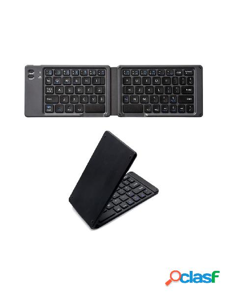 Techly - tastiera pieghevole bluetooth usb per tablet