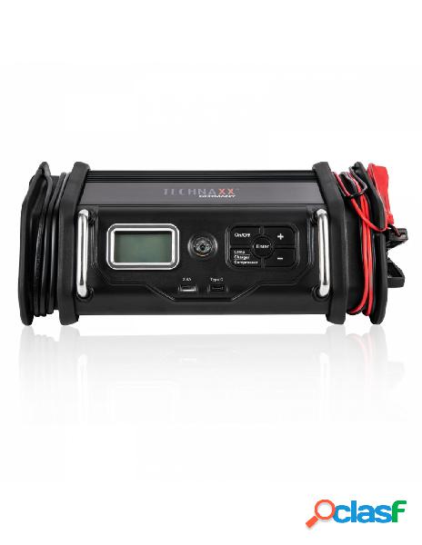 Technaxx - caricabatterie 10a con compressore, tx-193