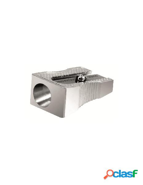 Temperamatite in metallo a 1 foro standard. per matite e
