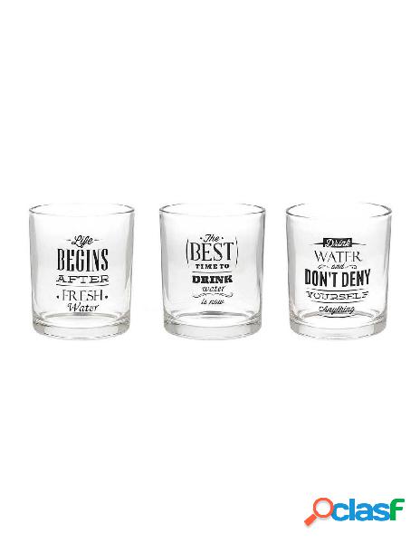 Tognana - tognana set bicchieri acqua 3pz lets party