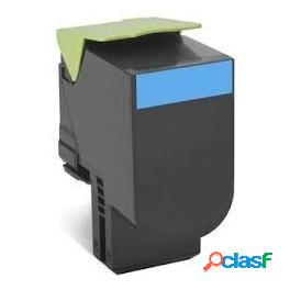 Toner 802Sc Ciano Compatibile Per Lexmark Cx310N Cx310Dn