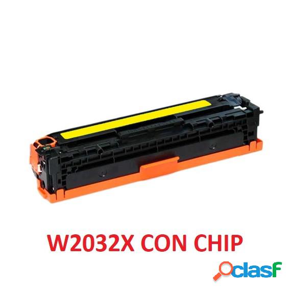 Toner W2032X Giallo Con Chip Compatibile 415X Per Hp Color