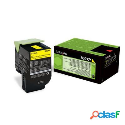 Toner originale Lexmark 80C2XY0 802XY GIALLO