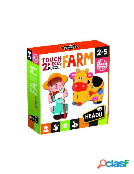 Touch 2 pieces puzzles farm