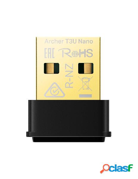 Tp-link - nano scheda di rete wireless usb ac1300 mu-mimo