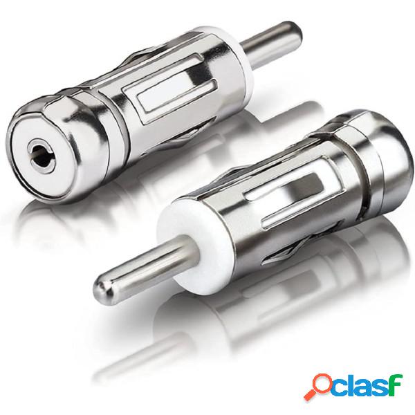 Trade Shop - 2pz Adattatore Antenna Autoradio Auto Universal