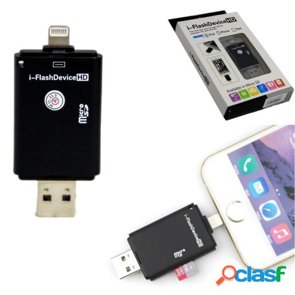 Trade Shop - 32gb I-flash Hd Usb Smartphone Lettore Scheda