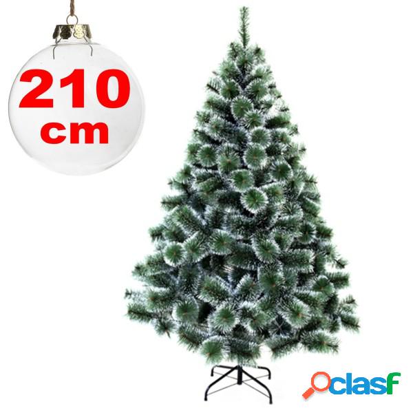 Trade Shop - Albero Di Natale Sintetico 210 Cm Innevato