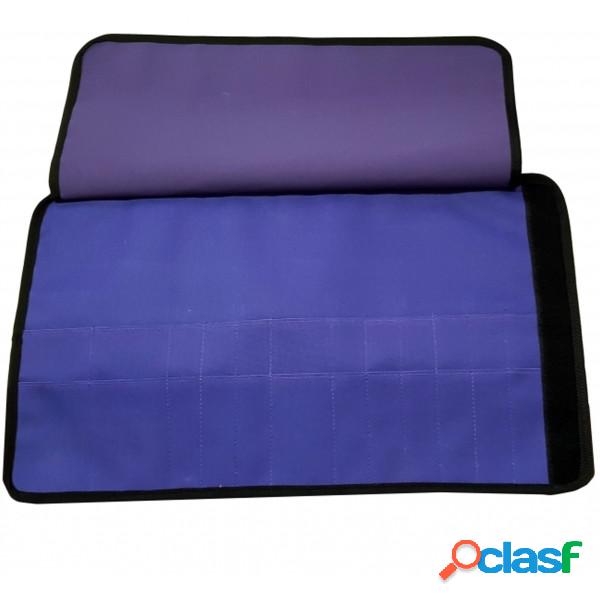 Trade Shop - Astuccio Porta Attrezzi 24 Tasche Chiusura Roll