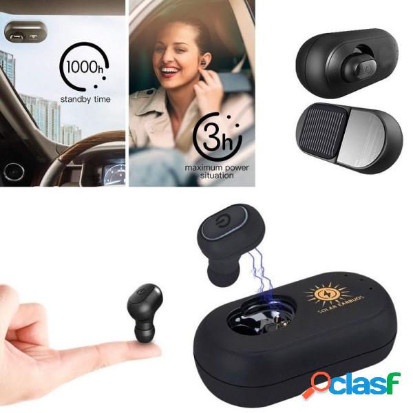 Trade Shop - Auricolare Bluetooth Con Base Di Ricarica