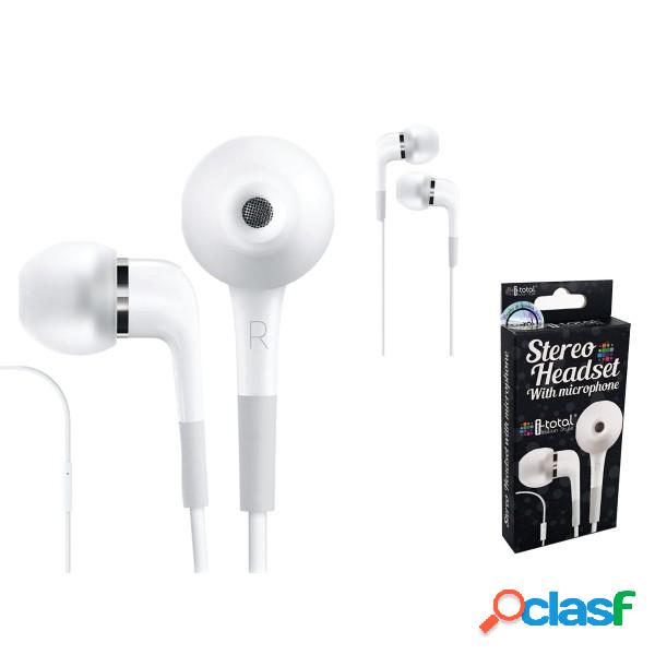 Trade Shop - Auricolari Cuffie Con Telecomando E Microfono
