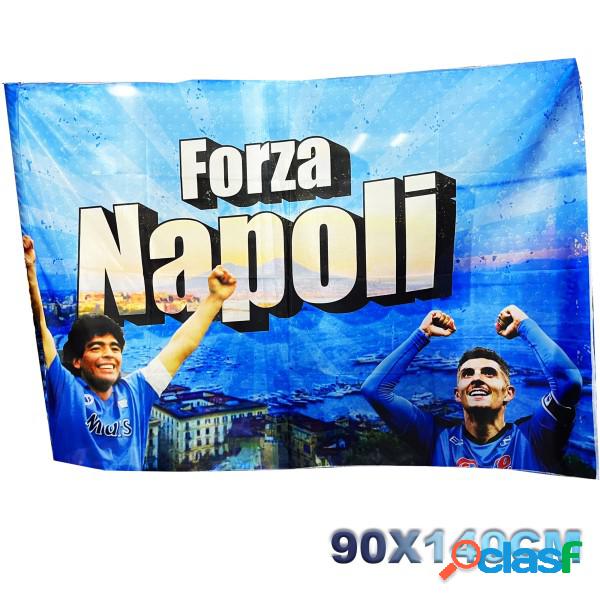 Trade Shop - Bandiera Forza Napoli Festa 3 Scudetto Diego