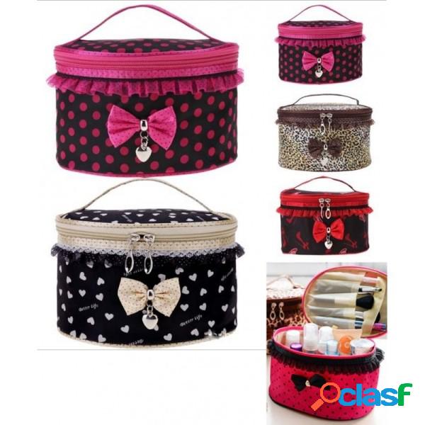 Trade Shop - Beauty Case Borsello Trucco Fiocco Make Up