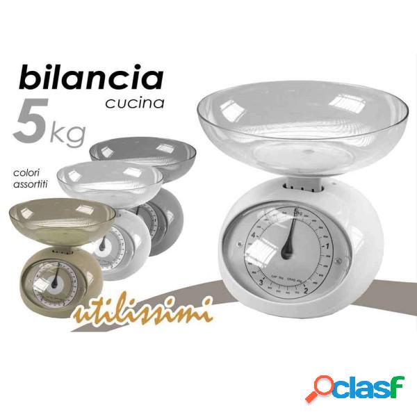 Trade Shop - Bilancia Cucina 5kg Analogica Meccanica Ciotola
