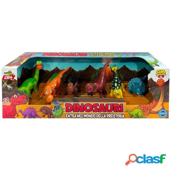 Trade Shop - Box Dinosauri 6 Pezzi Giocattoli Per Bambini