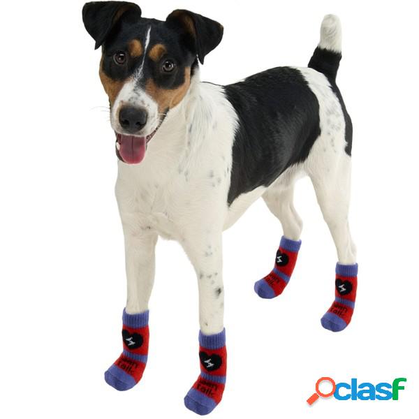 Trade Shop - Calzini Per Cane Cani Con Gommini Antiscivoli