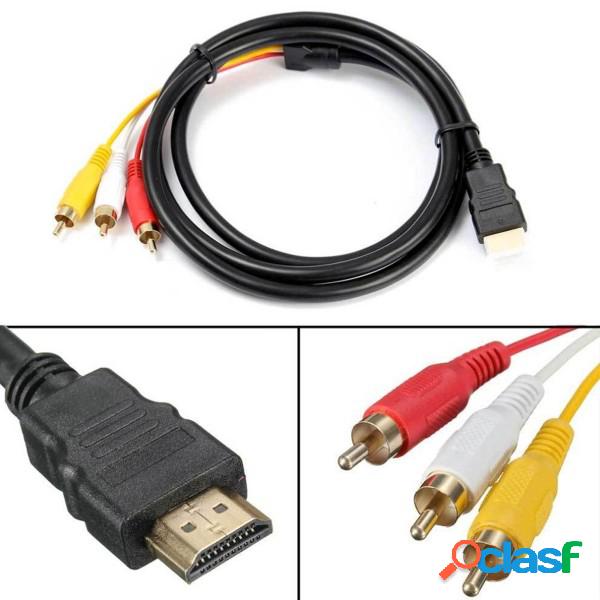 Trade Shop - Cavo Adattatore Convertitore Hdmi Maschio A 3