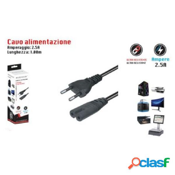 Trade Shop - Cavo Alimentazione Spina 2.5a Presa Tipo