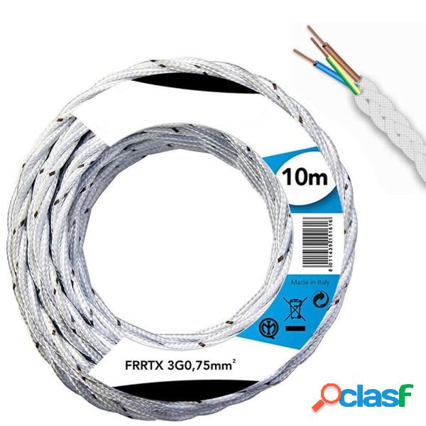 Trade Shop - Cavo Elettrico In Tessuto Frrtx 10mt