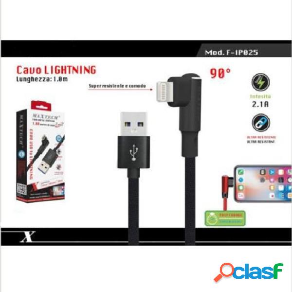 Trade Shop - Cavo Lightning 90° A Usb Ricarica Compatibile