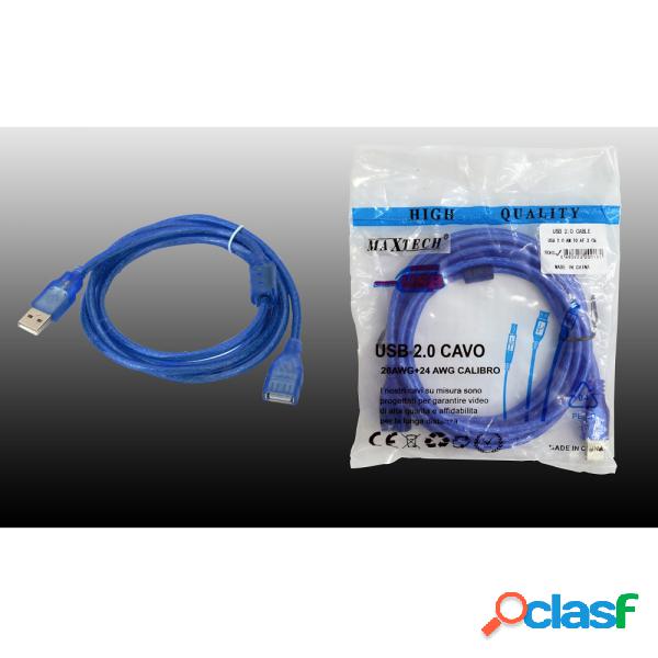 Trade Shop - Cavo Prolunga Usb 2.0 M/f Per Pc Computer 3