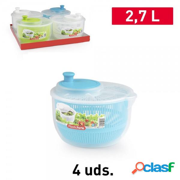 Trade Shop - Centrifuga In Plastica Lava Verdura Insalata