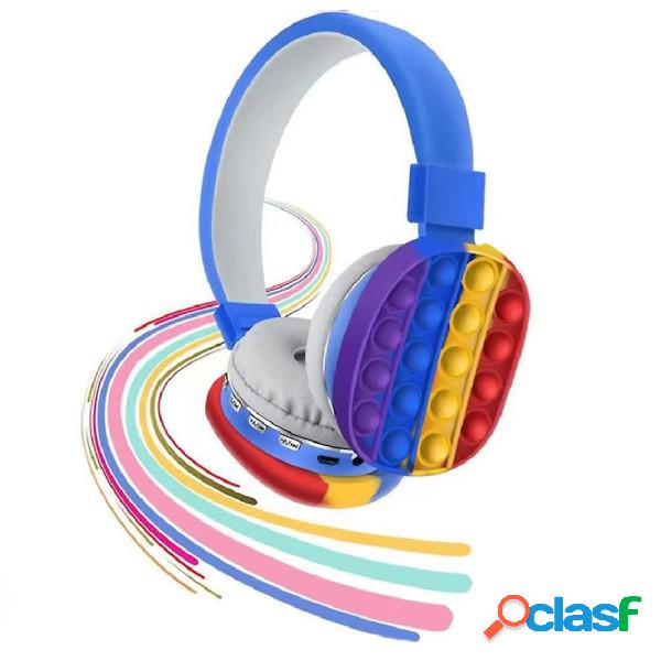 Trade Shop - Cuffie Pop It Blu Bambini Wireless Radio