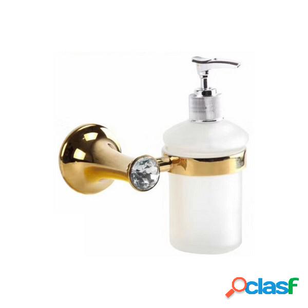 Trade Shop - Dispenser Porta Sapone Liquido Supporto Bagno