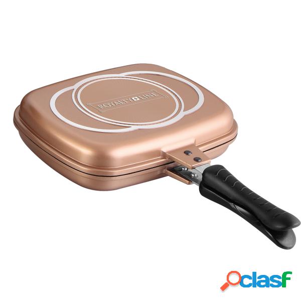 Trade Shop - Doppia Piastra Bistecchiera Chef Cucina Da 34