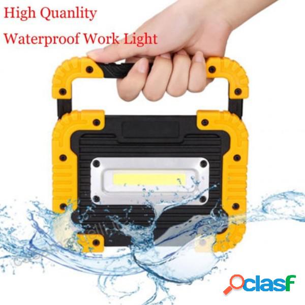 Trade Shop - Faro Led Lampada Lavoro Cob Portatile Antiurto