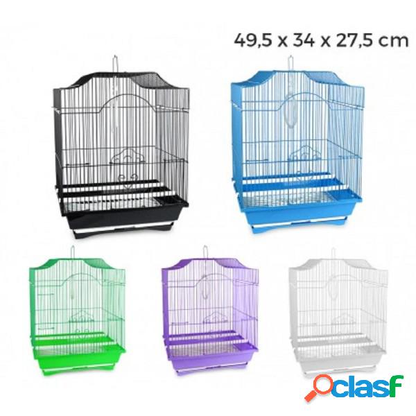 Trade Shop - Gabbia Per Uccelli 49.5 X 34 X 27.5 Cm Di