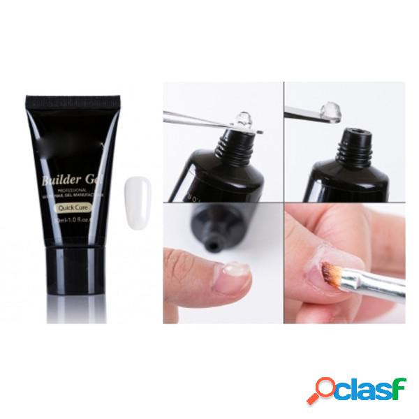 Trade Shop - Gel Uv Led Poly 30ml Bianco Camouflage French
